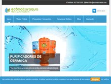 Tablet Screenshot of econaturaqua.com